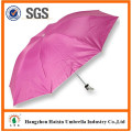 3 paraguas plegables de un dólar con revestimiento plateado para anuncios publicitarios de promoción